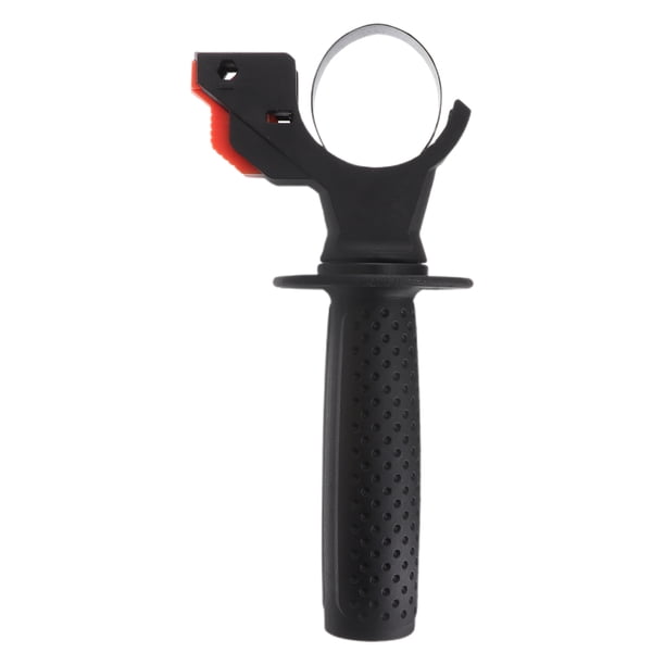 Mango auxiliar de plástico ajustable para taladro percutor Mango lateral de repuesto para herramienta eléctrica Rango de sujeción Mango frontal para taladro Mango de taladro de plástico