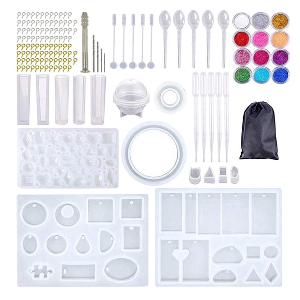 Kit de fundición de resina BLESIY 148 piezas aleación para manualidades