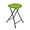 Lime Green, variant on HYJY Metal Folding Stools, Heavy-Duty Backless Portable Chairs for Adults, 330Lbs Capacity for Kitchen, Rec Room, Camping, 18.5" Height Portable Bar Stool for Indoor Outdoor Use, Non-Slip, Salmon
