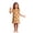 Yellow, variant on Leey-World Halloween Toddler Pajamas Girls Cute Halloween Nightgown Dress Flutter Short Sleeves 2-10 Years Soft Casual Dress