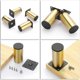 thumbnail image 3 of Furniture Legs 4pcs 10cm Stainless Steel Furniture Legs for Chairs Table Cabinet Desk Sofa Furniture Legs with Screws Easy Assembly Round Gold, 3 of 5