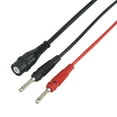 thumbnail image 4 of P1203 BNC Macho A Conector Banana Cable De Prueba Coaxial 120 Cm Para Osciloscopio, 4 of 7