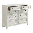 thumbnail image 4 of LiviNest 8-Drawer Dresser for Small Apartments: White Wood Storage Cabinet with Smooth Glides - Modern Bedroom Furniture for Clothing & Accessories Organization, 4 of 5