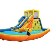 Banzai Double Drench Inflatable Water Park, 15 x115 x 84 Outdoor Splash Toy, Children 5+ Years