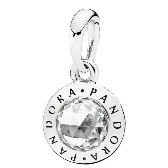 PANDORA Radiant PANDORA Logo Pendant - 396217CZ