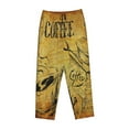 thumbnail image 4 of Naloa Coffee Vintage Print Women’s Ultra-Soft Comfy Pajama Lounge Pants with Pockets & Drawstring, 4 of 8