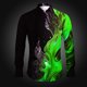 thumbnail image 1 of Camisas casuales de moda para hombres con grafitis coloridos, suaves y cómodas, para exteriores, , nuevas camisetas con estampado de tinta salpicada para hombres, tallas grandes, 1 of 6