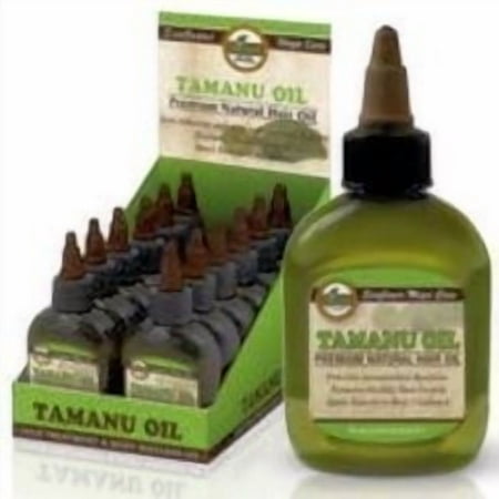 Difeel Premium Natural Hair Oil - Tamanu Oil 2.5 Ounce (6-Pack)