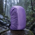 thumbnail image 3 of Backpack Rain Cover, Waterproof 100% Polyester Protector with Adjustable Elastic Strap, Fits 20L-80L Backpacks for Hiking Cycling Commuting Travel Daily Use, 3 of 6