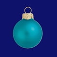 thumbnail image 3 of Whitehurst Matte Finish Glass Christmas Ball Ornament - 7" (180mm) - Teal Blue, 3 of 4