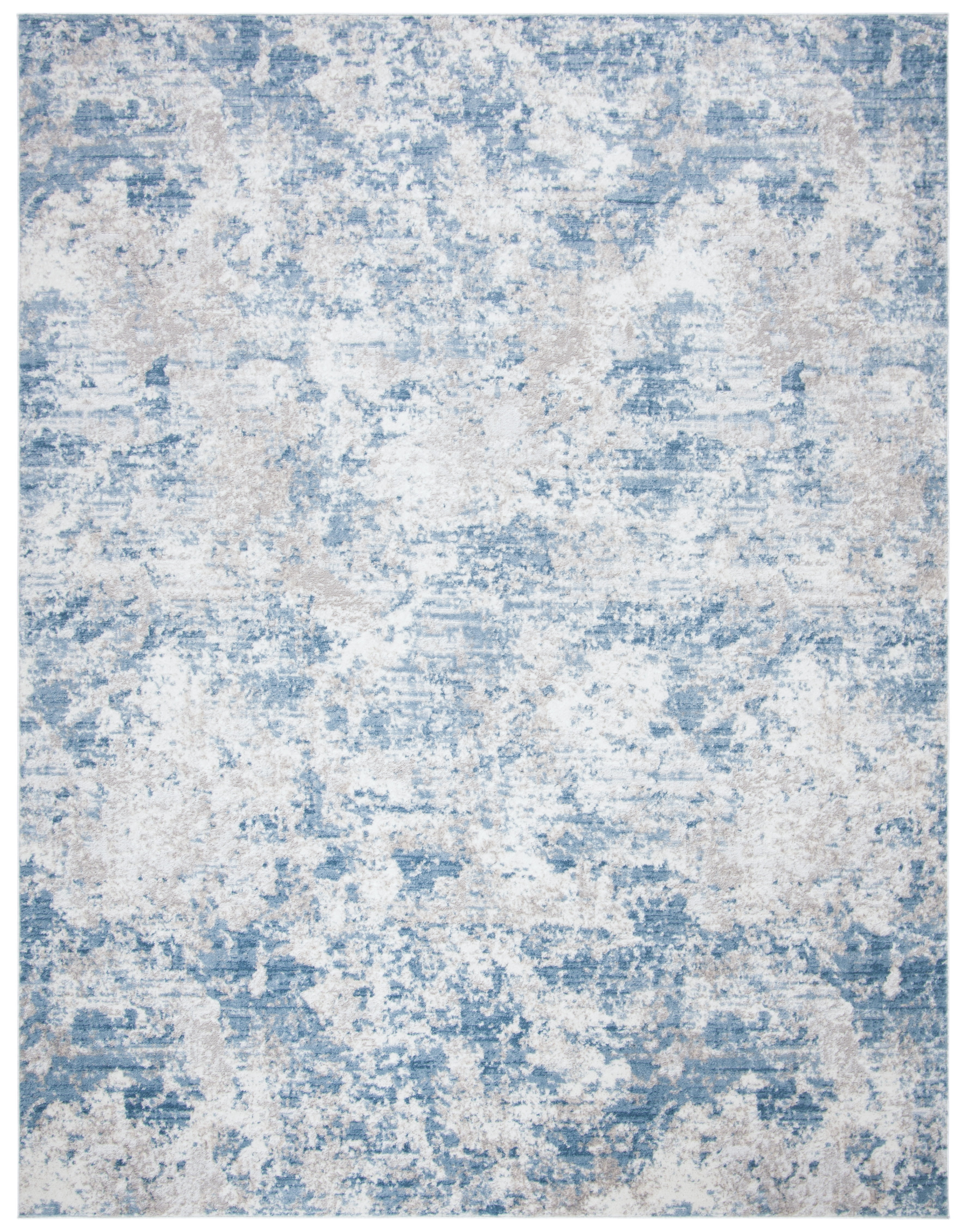 SAFAVIEH Amelia Alastar Abstract Distressed Area Rug, Gray/Blue, 8' x 10'