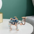 thumbnail image 6 of BSJJY Camel Lover Gift - Tiny Cute Camel Figurine Collectible, Hinged Crystal Jeweled Animal Trinket Jewelry Box, Desert Camel Decor Ornament (Blue), 6 of 7