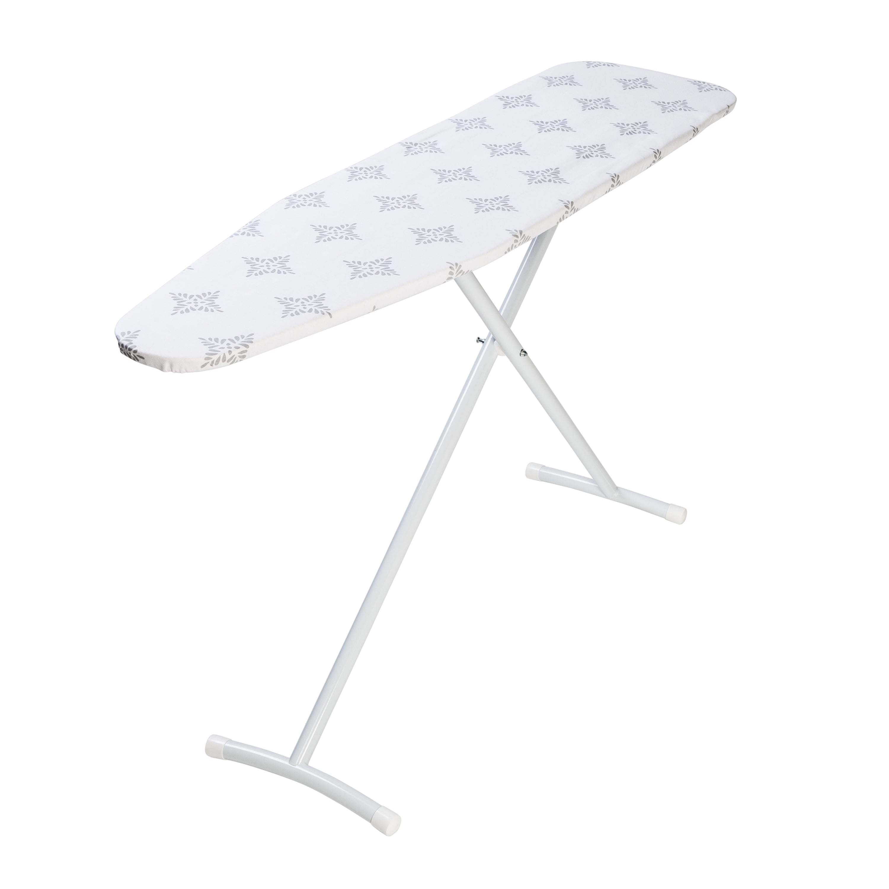 Mainstays T-Leg Adjustable Height Ironing Board, Cream and Grey Cover