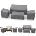thumbnail image 1 of Funda para muebles de patio STARTWO, set de 4 piezas impermeable, gris, 1 of 9