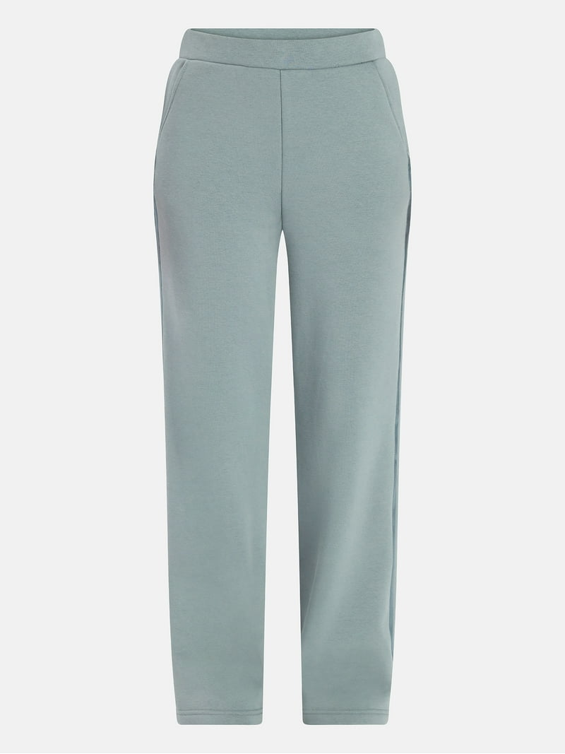 Avia Women's and Women's Plus Fleece Sweatpants with Satin Trim