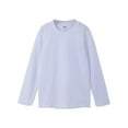 thumbnail image 1 of Girls Graphic Fall Tees Long Sleeve Basic Inside Solid Color White Fall Tops for Girls Trendy for 5-6 Years, 1 of 3