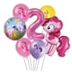 thumbnail image 5 of Juego de 6 globos de aluminio de Little Pony, globo de dibujos animados, decoración para fiesta de cumpleaños, baby shower, juguete para niños, globos de aire, suministros, 5 of 5