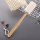 thumbnail image 2 of Juego de 2 cepillos de baño exfoliantes naturales de lufa JAMW con mango de Madera tubular de 37 cm, 2 of 5