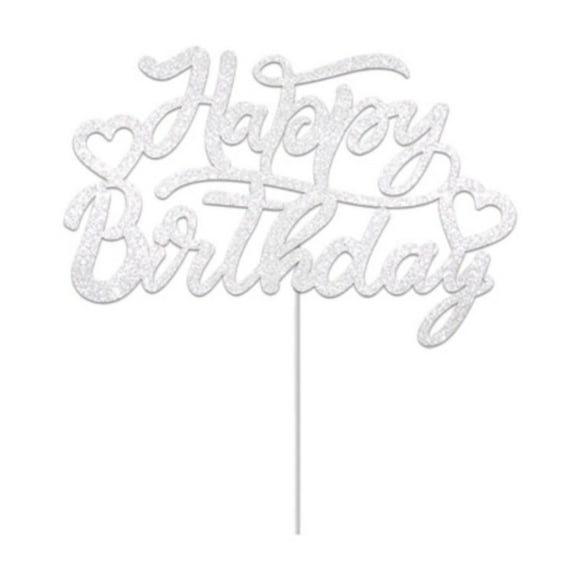 Lloopyting 10*Birthday Cake Inserts, 10*Paper Sticks, 10*Glue Clearance! Birthday Cake Card G Cake Decorating Kit Cake Decorating Supplies,Kitchen Decor,Kitchen Essentials,Kitchen Gadgets
