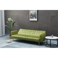 thumbnail image 2 of Kingway Furniture Jeffery Velvet Convertible Sofa in Army Green, 2 of 3