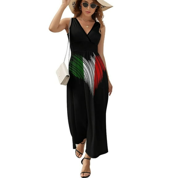 Italian flag Italy gift idea Sleeveless Dress clothes for woman dresses for woman wedding dresses for parties women dresses