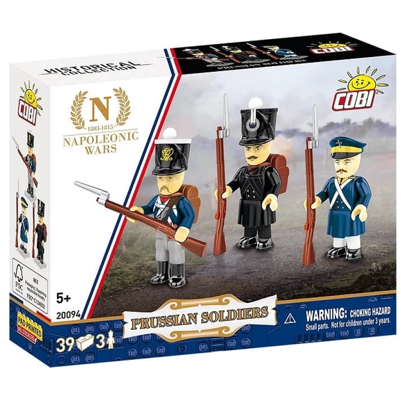 COBI Napoleonic Wars Prussian Soldiers Building Set, 39 Pieces