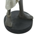 thumbnail image 6 of 15", 20", 24"H White Polystone Standing African Woman Sculpture with Intricate Jeweled Details, by DecMode (3 Count), 6 of 19