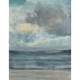 thumbnail image 2 of Goldberger, Jennifer 20x24 Gold Ornate Wood Framed with Double Matting Museum Art Print Titled - Beach Rise I, 2 of 4