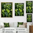 thumbnail image 4 of Designart "Meticulous Tropical Botanicals I" Plants Floater Framed Wall Art Living Room, 4 of 5