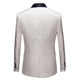 thumbnail image 3 of Traje de esmoquin jacquard para hombre, corte entallado, de dos piezas, para boda, fiesta y graduación, s202412241253, 3 of 5