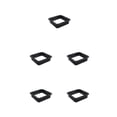 thumbnail image 1 of Transemion 1/2/3/5 Cake Mold Mousse Circle Perforated Ring Decorating Tool Dessert DIY Non-Stick Bakeware Muffin Household Kitchen Square 5PCS, 1 of 6