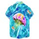 thumbnail image 4 of Playeras Y Camisas Para Hombre Hombres Moda Primavera Verano Casual Manga corta Turndown Neck Impreso Camisetas Top Blusa (Pink, M), 4 of 6