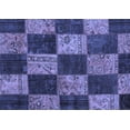 thumbnail image 1 of Ahgly Company Indoor Rectangle Patchwork Blue Transitional Area Rugs, 8' x 12', 1 of 4
