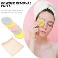 thumbnail image 3 of EeaseCA 5PCS Discharge Makeup Pad with Drawstring Bag Makeup Remover Pad Double-sided Printed Cleaning Pads Reuseble Facial Cleaning Pads for Women Use Style 2, 3 of 8