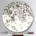 thumbnail image 2 of Designart'simple Bubbles IV' Art Mural Géométrique en Métal - Disque de 36, 2 of 5