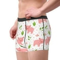 thumbnail image 4 of Balery Funny Little Pigs Men's Boxer Briefs, Soft and Breathable Cotton Underwear with nylon Waistband-X-Large, 4 of 9