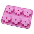 thumbnail image 1 of Sakura Cake Fondant Silicone Molds Cake Decorating Tools Bakeware Cupcake Dessert Chocolate Fondant Mold (Random Color), 1 of 7