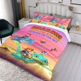 thumbnail image 3 of Dragones: Jinetes del Rescate Conjunto de sábanas temático, trío de piezas, cómodo y amigable con la piel, diseño único, regalo de decoración para el hogar para familiares, amigos y fans,140cm *210cm, 3 of 6