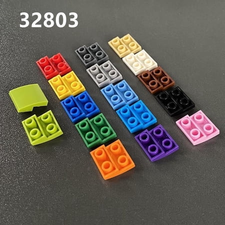 100-Piece Set of Solid-Color Small Building Blocks — Educational Assembly Toy DIY Small-Particle Technic-Style Blocks