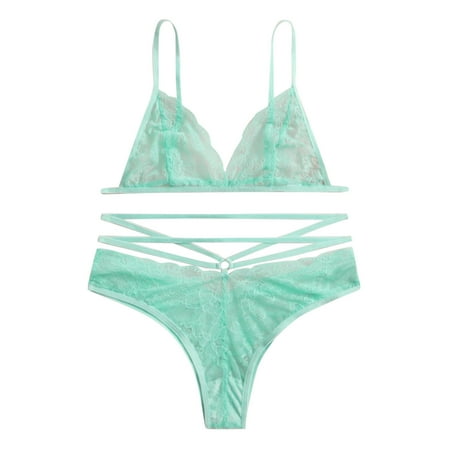 

Yubnlvae Women s Lingerie Three Point Lace Split Suit
