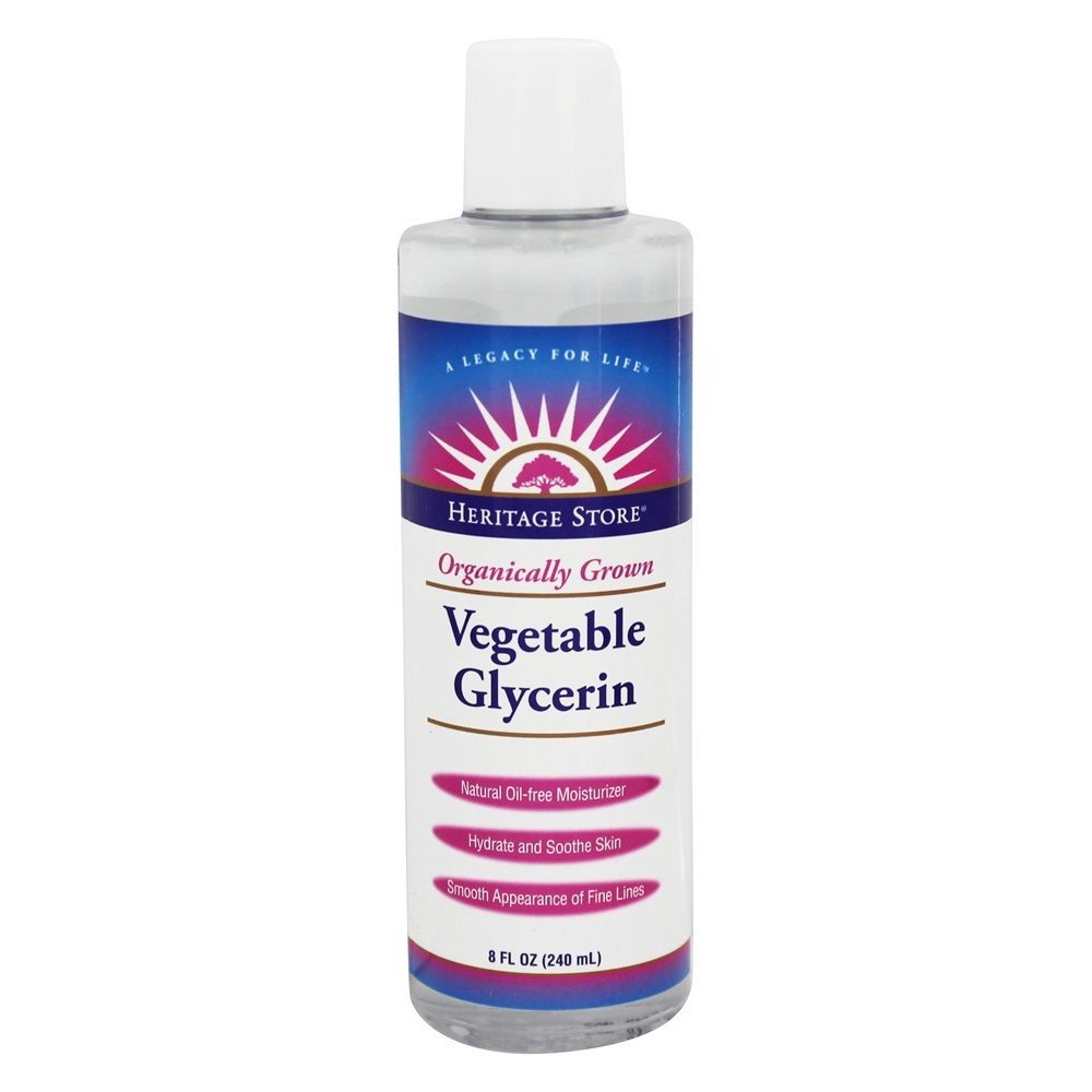 Heritage Vegetable Glycerin, Organic NonOil Moisturizer For Face