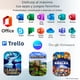 thumbnail image 4 of Computadora Mini PC ASUS Essential Intel N97 8GB DDR5 256GB SSD Monitor 21.5 Touch Teclado Mouse W11H, 4 of 6