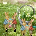 thumbnail image 5 of SUOKOM Easter Bunny Garden Stakes Easter Egg Dwarf Yard Signs for Easter Decorations Outdoor Spring Home Decor, 1PCS, 5 of 6