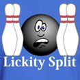 thumbnail image 3 of CafePress - Lickity Splits Logo 4 Dark T Shirt Design Front Ce - Men's Classic Graphic Cotton T-Shirt, 3 of 4