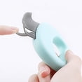 thumbnail image 2 of Brosse de Massage pour Animaux de Compagnie Vert en Forme de Poignée Outil de Toilettage pour Chats, 2 of 4