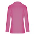 thumbnail image 6 of Turilly Lady Coats Oversize Jackets Women Business Attire Solid Long Sleeve Suit Collar Slimming Cardigan Suit Coat Tops Jacket, 6 of 7