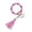 H, variant on Keychains Silicone Beaded Wristlet with European Tassel and Hand Chain — Bead Ornament -Function Key Ring Stylish Accessory for Daily Use
