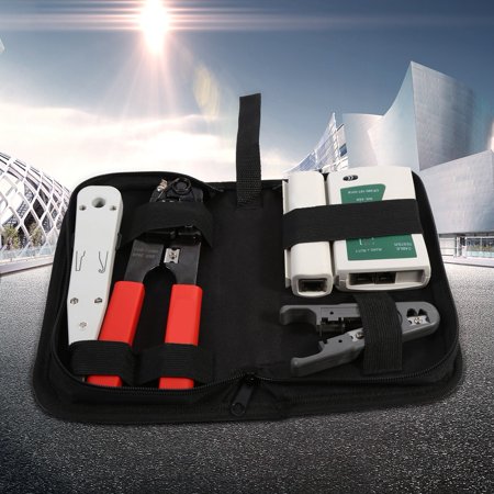 - Knifun RJ45 RJ11 LAN Network Tool Set Kit Cable Tester Crimper Wire Cutter Punch Down,Computer Maintenance Repair Tools