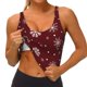 thumbnail image 3 of Balery Romantic white snowflakes Sujetadores deportivos con espalda cruzada para mujer, acolchados, sin costuras, de alto impacto, ideales para yoga, gimnasio, entrenamiento y fitness.-, 3 of 8