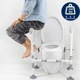 thumbnail image 6 of Roromall Toilet Safety Rail, Toilet Safety Frame with Adjustable Height and Width, Toilet Safety Grab Bars with Suction Cups, 350LBS, for Seniors Disabled, 6 of 7